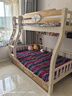 聚福财儿童床双层床男女孩上下铺成人床小户型带滑梯上下床上下层实木床 爬梯款 上铺宽115下铺宽135 实拍图