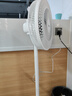 美的（Midea）【品质推荐】七叶轻音柔风电风扇/家用省电落地扇/台式电扇/广角摇头节能宿舍小型风扇 SAE35CA 实拍图
