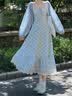 棉致法式蓝色甜美碎花吊带连衣裙女夏季2025新款收腰显瘦高级感长裙 2382蓝色【高品质35.5】 L 100-115斤 实拍图