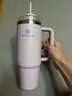STANLEY巨无霸吸管杯水杯保温杯大容量办公车载不锈钢杯子887ML-香兰紫 实拍图