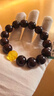妍韵珠宝满金星印度小叶紫檀手串正宗文玩檀香蜜蜡貔貅佛珠男女士手链15mm 实拍图