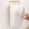 dehub遥控器磁吸贴片免打孔排插路由器固定器壁挂电视空调遥控器收纳架 【6个装】免打孔磁吸安装 3*3*3cm 实拍图