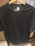 棉的美学【安心品质】230G新疆纯棉夏季重磅短袖t恤纯色宽松百搭打底衫 「40°都清爽」酷飒黑 XL 「推荐140-160斤」 实拍图