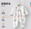 贝肽斯宝宝睡衣春秋夏季纯棉2025新款男女儿童家居服连体衣服套装 实拍图