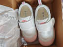 牧童幼儿园鞋春秋款室内鞋男童防撞学步鞋女宝宝小白鞋 白桃粉1 29 实拍图