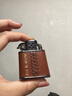 TSHOMX防风打火机 机械复古砂轮实用惊喜定制实用小众 送男士高级感礼物 咖色+含油 暮灰礼盒【可定制】 实拍图