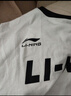 李宁短袖T恤宽松男女同款棉质圆领足球元素运动上衣AHSU657 实拍图
