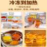 希乐扣耐热玻璃饭盒 迷你保鲜盒辅食碗可蒸煮冷冻密封辅食盒 方160ml*3 实拍图