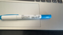 三菱（uni）双头荧光记号笔 学生作业手账绘画标记笔彩色笔 细0.4mm粗4mm PUS-103T 1支/袋 蓝色 实拍图
