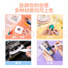 得力（deli）2.0mm轮胎修补油漆笔记号笔马克笔高光笔签字签到手绘涂鸦 清明石碑碑文笔防水12支/盒 S558 白色  实拍图