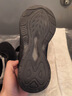 鸿星尔克（ERKE）童鞋鸣鸥2.0男女童加棉跑鞋儿童保暖棉鞋正黑/钢灰色36 实拍图