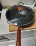炊大皇铁锅家用无涂层不锈炒锅燃气灶专用炒锅炒菜锅平底锅极铁锅32cm 实拍图