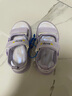 巴布豆童鞋夏季女童休闲轻便儿童凉鞋时尚公主鞋105552101樱粉紫27 实拍图