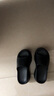 俞兆林厚底凉拖鞋女时尚外穿高跟踩屎感沙滩拖鞋 YG829 黑色  35-36  实拍图