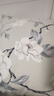 新品老粗布套不含芯正方形沙发床头靠背靠枕P 栀子花开 65x65cm【抱枕套一个】 实拍图