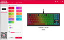 CHERRY樱桃 MX1.1黑曜极光 机械键盘 游戏键盘 悬浮式无钢结构 87键有线键盘 RGB灯效  黑色 红轴 实拍图