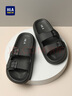 海澜之家（HLA）男鞋时尚透气户外休闲凉拖鞋舒适增高HAALXM2EBK143 灰色43 实拍图