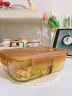 COOKSS耐热玻璃饭盒学生上班族保鲜饭盒大容量分格饭盒微波炉便当盒餐 实拍图