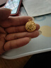 行金银中黄金耳钉足金经典简约小圆珠耳饰送女友送圣诞节礼物 光珠耳钉约0.5克  多退少补 小圆珠约3mm 实拍图