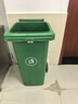 科力邦（Kelibang) 户外垃圾桶 大号加厚240L挂车商用塑料环卫垃圾桶带盖轮工业小区物业翻盖果皮箱 灰色 实拍图