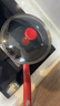 特福（Tefal）平底锅家用牛排不粘煎锅少油烟有钛煎饼锅电磁炉燃气灶通用24cm 实拍图
