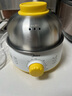 美的（Midea）【国家补贴】煮蛋器蒸蛋器单层7颗蛋家用自动断电迷你鸡蛋羹神器防干烧不锈钢便携式MZ-ZDE1601 实拍图