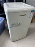 德姆勒（DEMULLER）复古冰箱小型大容量家用租房电冰箱 化妆品静音强劲网红冰箱冷藏冷冻节能 BC-98芝士白 实拍图