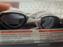 李宁LI-NING泳镜防水防雾男女高清游泳眼镜平光游泳镜LNJT224-6极光白 实拍图