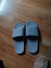 乐拖浴室拖鞋男夏季室内家用洗澡防滑情侣居家居软底简约凉拖鞋女夏天 浅灰色 42-43 (适合41-42的脚穿) 实拍图