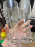 CLITON收腰啤酒杯家用玻璃水杯扎啤杯酒吧餐厅大容量420ml饮料果汁杯2支 实拍图