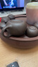 正扬紫砂茶盘手工紫砂茶盘功夫茶具圆形茶台紫砂干泡储水盘茶船茶托 10英寸紫砂双龙戏珠  紫色 实拍图