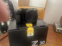 尼康（Nikon） 【全新国行出游】Z30入门级微单相机Vlog家用自拍4K高清旅游高清数码照相机z30拆 Z30 16-50VR新手初学全新未开封套机 官方出厂配置【送钢化膜+充电器+相机包】 实拍图