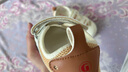 基诺浦儿童学步鞋夏季软底透气儿童鞋18个月-5岁橡胶头男女凉鞋GY1315 象牙白/棕色 26 165mm 适合脚长165-170mm 实拍图