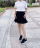 安踏运动鞋女鞋皮面缓震透气轻便休闲跑步鞋女士妈妈鞋旅游鞋子女 【皮面防泼水神器】黑-10 36 实拍图