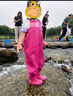 361°儿童溯溪裤玩水裤下水裤赶海裤连体水裤水鞋半身防水服摸鱼赶海 实拍图