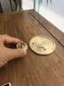大品德创意黄铜九孔香插藏香插座不落灰沉檀香中式茶桌摆件线香托盘多孔 全铜九孔香插套装（带托盘） 实拍图