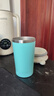 咖啡杯搅拌杯磁力自动搅拌蛋白粉电动不锈钢杯懒人水杯礼品充电款 青色 实拍图