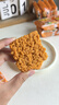 三只松鼠蟹香咸蛋黄味糯米锅巴500g箱装独立小包休闲零食膨化怀旧小吃 实拍图