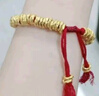 中国黄金（CHINA GOLD）黄金手链男女款足金碎金子盘缠金手绳转运珠情人节生日礼物送女友 【今/次日达】盘缠手链 约3.52g【中金礼盒】 晒单实拍图