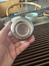 金镶玉纯钛双层主人杯 家用喝泡茶杯子个人专用功夫茶具品茗杯礼盒高档  实拍图