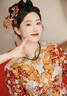 秀禾世家【东方简奢风】秀禾服新娘2025年重工结婚龙凤褂皇敬酒服中式婚服 「新中式」N-511盘锦绣龙凤褂 S 实拍图