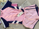 佑游儿童泳衣女孩分体泳装女童游泳馆速干温泉游泳四件套32005粉色3XL 实拍图