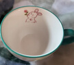 网易严选 田园手绘系列 麦片杯马克杯早餐碗 陶瓷水杯子茶杯咖啡燕麦 夏花兔-400ml 实拍图