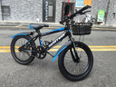 百士盾儿童自行车山地单车6-16岁以上学生减震双碟刹越野中小男女孩赛车 旗舰版单速【辐条轮】黑蓝色 18寸丨适身高115-135丨 实拍图