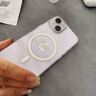 倍思 适用苹果14手机壳磁吸充电 iPhone14保护套高端Magsafe磁吸壳超薄气囊防摔手机壳男女款 透明 实拍图