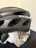 洛克兄弟（ROCKBROS） 骑行头盔带风镜山地公路自行车头盔男女一体成型炫彩安全帽 钛色：58-62cm 灰色+透明镜片 实拍图