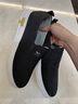 七匹狼休闲鞋男夏季布鞋男休闲板鞋轻便运动鞋子男一脚蹬懒人透气帆布鞋 黑色9431 42 实拍图