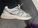 骆驼（CAMEL）追寻复古慢跑步男鞋厚底休闲运动鞋子 K14B09L7051 象牙白/银 44 实拍图