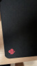 CHERRY樱桃 鼠标垫中号 办公桌垫 键盘垫 游戏鼠标垫 高密纤维顺滑鼠标垫 黑色细面 360*280*4mm 实拍图