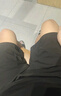 安踏短裤男士五分运动裤夏季冰丝新款运动速干裤宽松休闲裤跑步健身裤 -4冰蓝灰【斜插方便口袋】 L (175) 适合120-140斤 实拍图